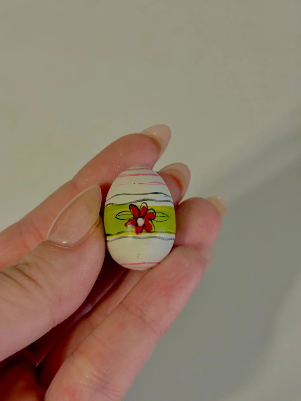 Vintage Nesting Dolls Chickens Hen Handpainted Wooden Cottage Grandma Retro